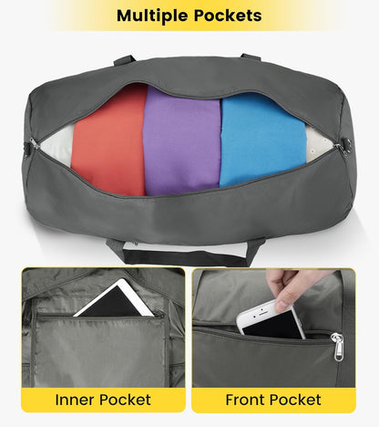Duffel Bag 20-24-28 Inches Foldable Gym Bag for Men Women Duffle Bag Lightweight with Inner Pocket for Travel Sports