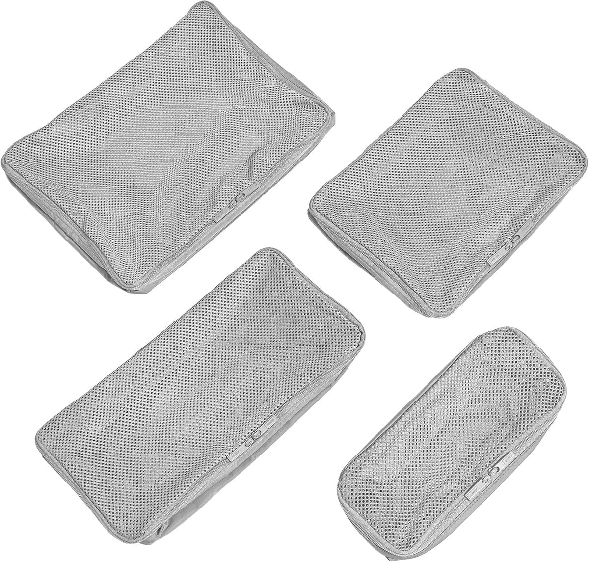 Insider Packing Cubes Set of 4 – Lightweight Travel Organizers for Luggage, Suitcases & Carry-On Bags, Jet Black