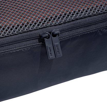 Insider Packing Cubes Set of 4 – Lightweight Travel Organizers for Luggage, Suitcases & Carry-On Bags, Jet Black