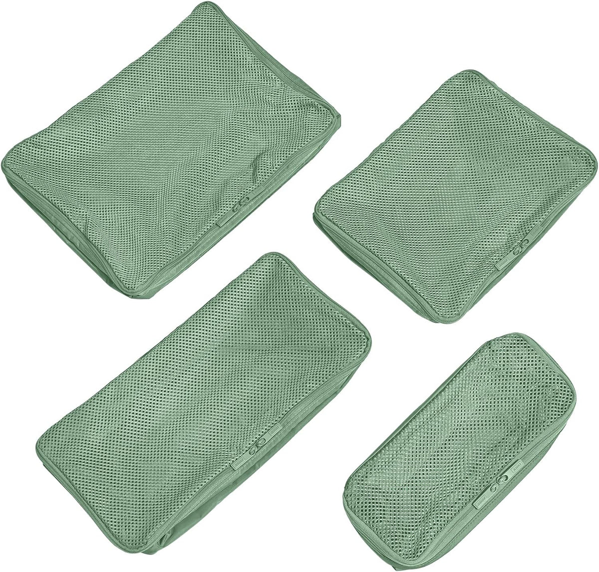 Insider Packing Cubes Set of 4 – Lightweight Travel Organizers for Luggage, Suitcases & Carry-On Bags, Jet Black