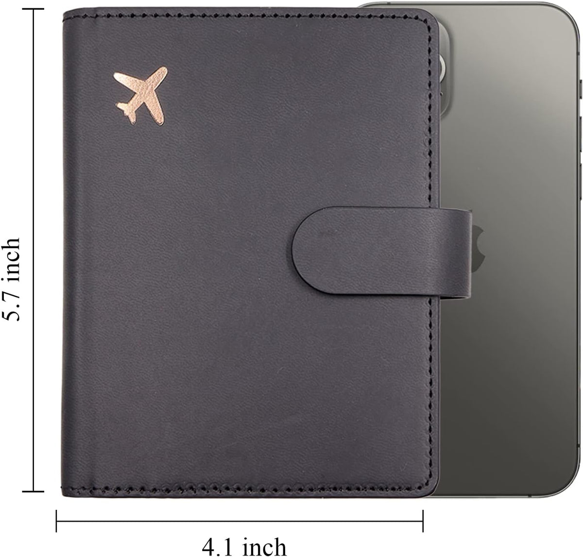 Passport Holder,Passport Holder Card Slots, Passport and Vaccine Card Holder Combo, Cute Passport cover for Women and Men, with Waterproof Rfid Blocking, Passport Travel Wallet(Moss green)