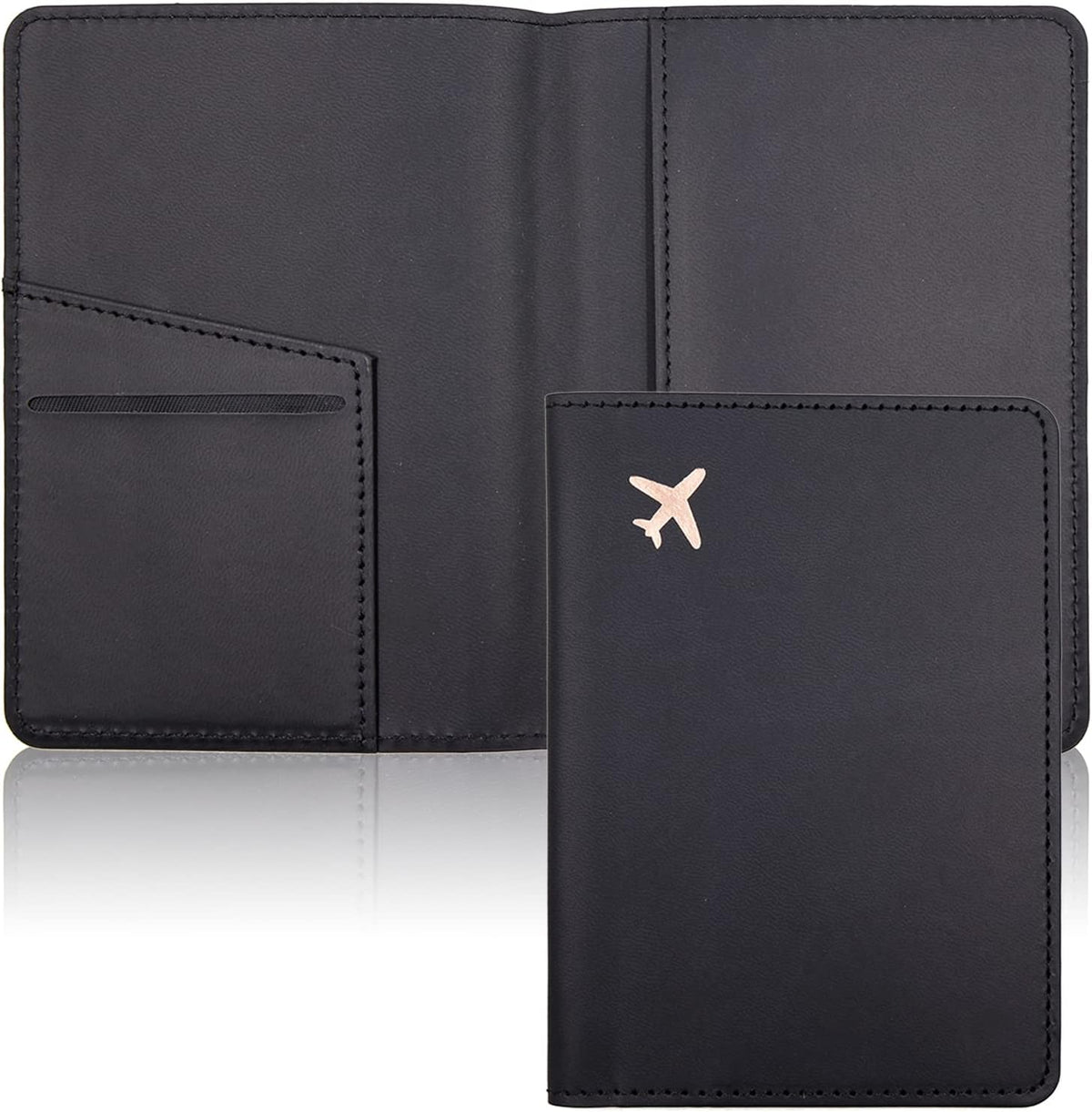Passport Holder,Passport Holder Card Slots, Passport and Vaccine Card Holder Combo, Cute Passport cover for Women and Men, with Waterproof Rfid Blocking, Passport Travel Wallet(Moss green)