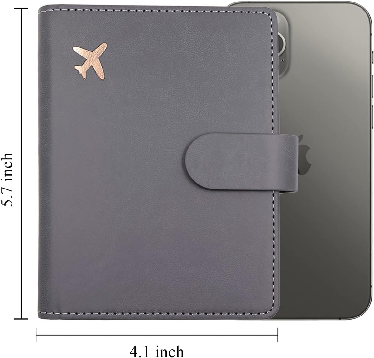Passport Holder,Passport Holder Card Slots, Passport and Vaccine Card Holder Combo, Cute Passport cover for Women and Men, with Waterproof Rfid Blocking, Passport Travel Wallet(Moss green)