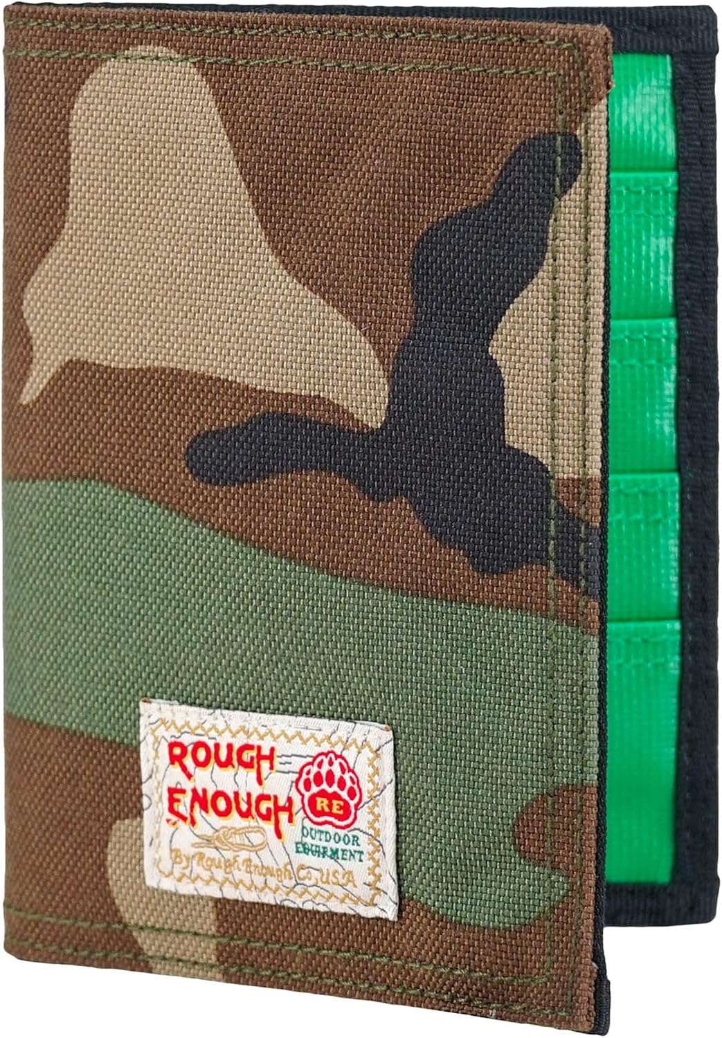Rough Enough Passport Wallet, Holds 4 Passports, Cordura Black | For international travel, family.Slim design fits passport, Heavy-duty nylon fabric with YKK zipper, Compact lightweight