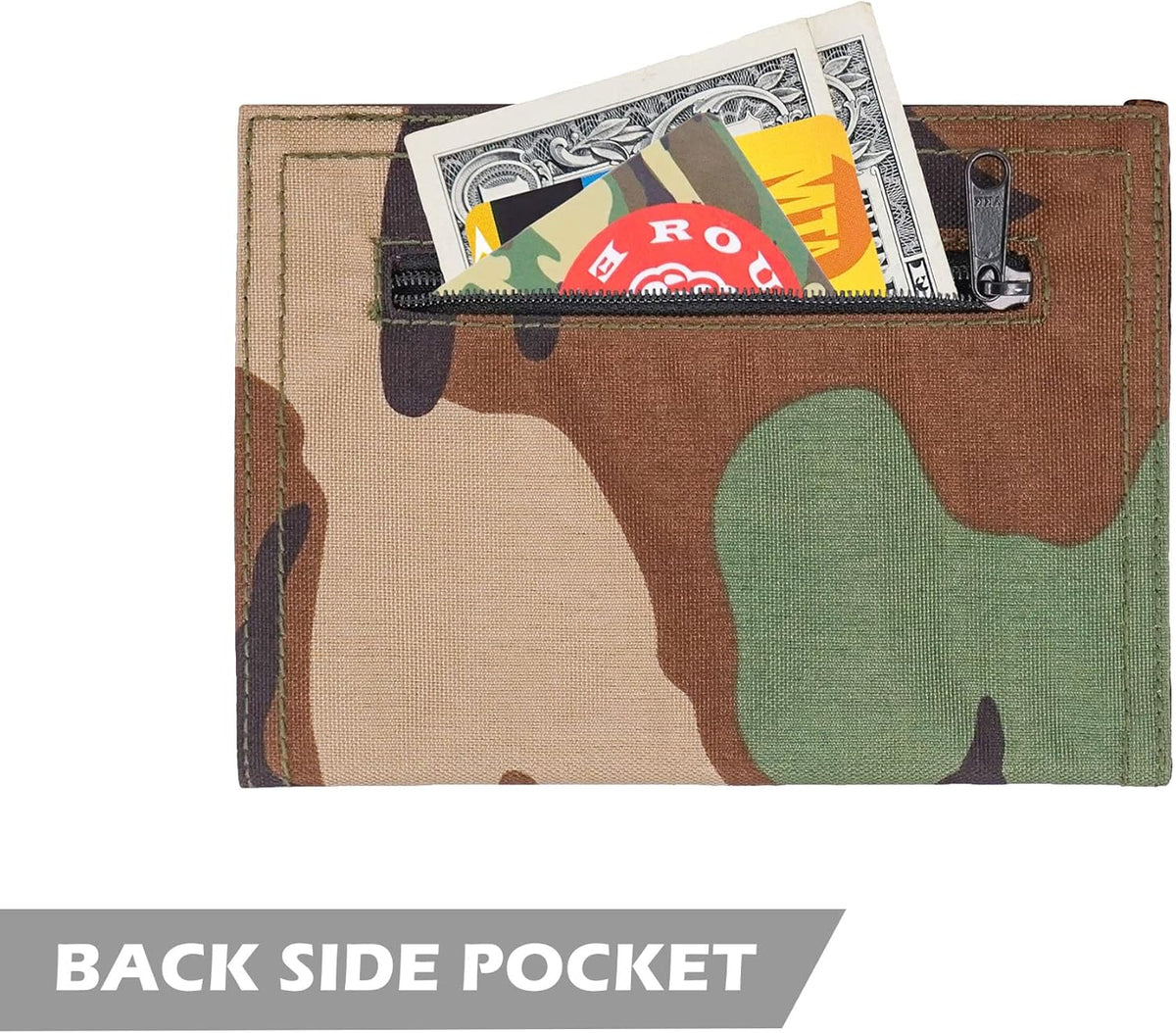 Rough Enough Passport Wallet, Holds 4 Passports, Cordura Black | For international travel, family.Slim design fits passport, Heavy-duty nylon fabric with YKK zipper, Compact lightweight