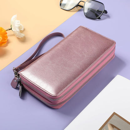 Small Compact Women Wallet RFID Blocking Genuine Leather Bifold Purse with ID Windows - Colors A