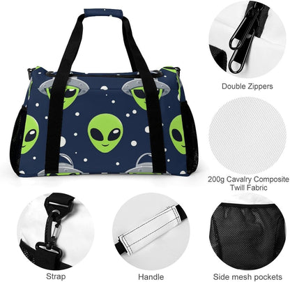 Lightweight Foldable Travel Duffel Bag Carry On Overnight Weekender Tote Bag for Women Yoga Gym