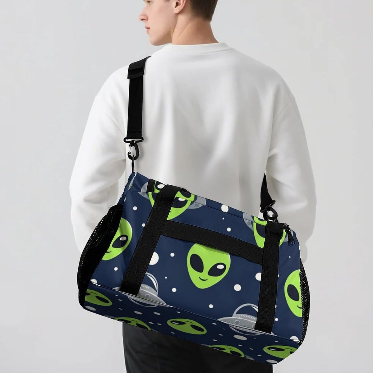 Lightweight Foldable Travel Duffel Bag Carry On Overnight Weekender Tote Bag for Women Yoga Gym