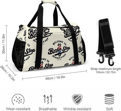 Lightweight Foldable Travel Duffel Bag Carry On Overnight Weekender Tote Bag for Women Yoga Gym