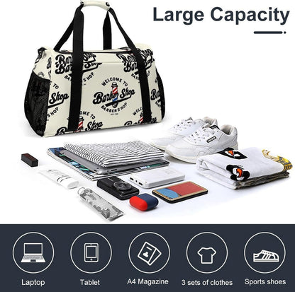 Lightweight Foldable Travel Duffel Bag Carry On Overnight Weekender Tote Bag for Women Yoga Gym
