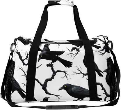 Lightweight Foldable Travel Duffel Bag Carry On Overnight Weekender Tote Bag for Women Yoga Gym