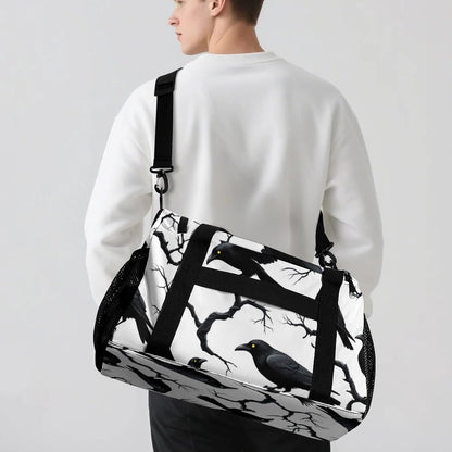 Lightweight Foldable Travel Duffel Bag Carry On Overnight Weekender Tote Bag for Women Yoga Gym