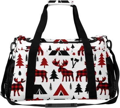 Lightweight Foldable Travel Duffel Bag Carry On Overnight Weekender Tote Bag for Women Yoga Gym