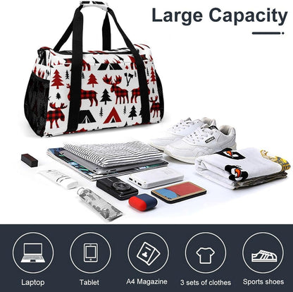 Lightweight Foldable Travel Duffel Bag Carry On Overnight Weekender Tote Bag for Women Yoga Gym
