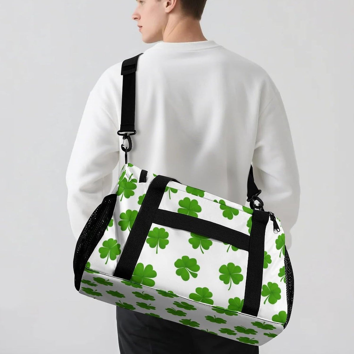 Lightweight Foldable Travel Duffel Bag Carry On Overnight Weekender Tote Bag for Women Yoga Gym