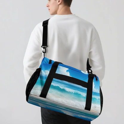 Lightweight Foldable Travel Duffel Bag Carry On Overnight Weekender Tote Bag for Women Yoga Gym