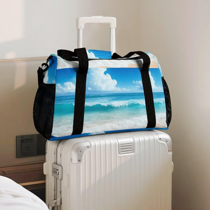 Lightweight Foldable Travel Duffel Bag Carry On Overnight Weekender Tote Bag for Women Yoga Gym