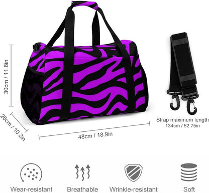 Lightweight Foldable Travel Duffel Bag Carry On Overnight Weekender Tote Bag for Women Yoga Gym