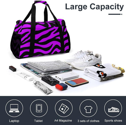 Lightweight Foldable Travel Duffel Bag Carry On Overnight Weekender Tote Bag for Women Yoga Gym
