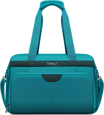 Underseat Carry On Luggage Lightweight Travel Tote Weekender Bag Overnight Duffle for Trip, Travel Essentials Personal Item Travel Bag for Women and Men,Black