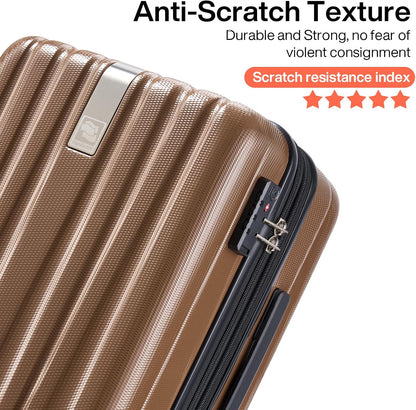 14 Inch Underseat Carry On Luggage with Wheels Hard Shell Suitcases Lightweight Small Luggage for Weekender Mini Suitcase Carry On Bag Travel Luggage for Travel Rolling Suitcase.(Orange)
