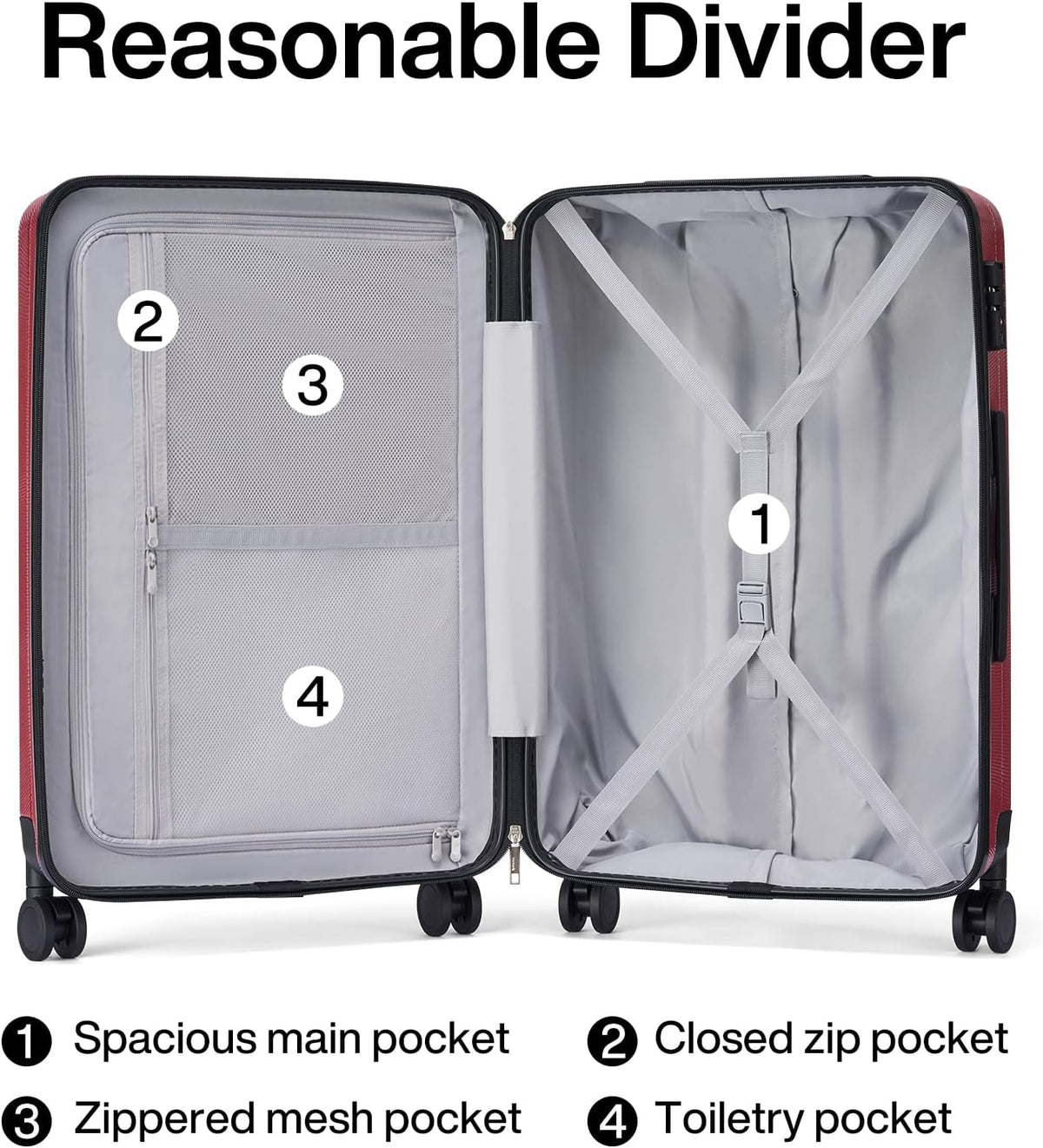 14 Inch Underseat Carry On Luggage with Wheels Hard Shell Suitcases Lightweight Small Luggage for Weekender Mini Suitcase Carry On Bag Travel Luggage for Travel Rolling Suitcase.(Orange)