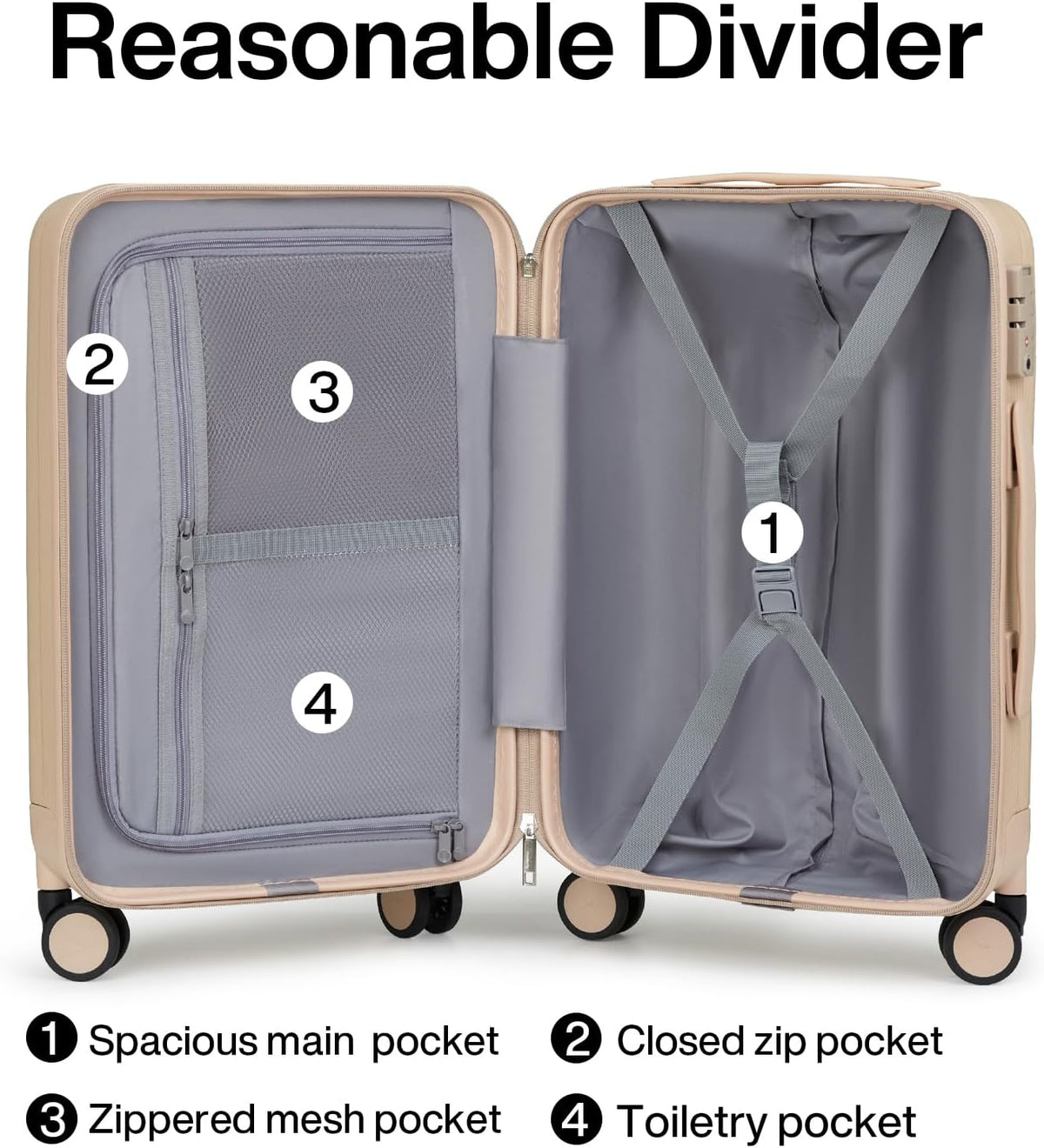 14 Inch Underseat Carry On Luggage with Wheels Hard Shell Suitcases Lightweight Small Luggage for Weekender Mini Suitcase Carry On Bag Travel Luggage for Travel Rolling Suitcase.(Orange)