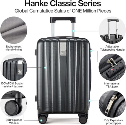 14 Inch Underseat Carry On Luggage with Wheels Hard Shell Suitcases Lightweight Small Luggage for Weekender Mini Suitcase Carry On Bag Travel Luggage for Travel Rolling Suitcase.(Orange)