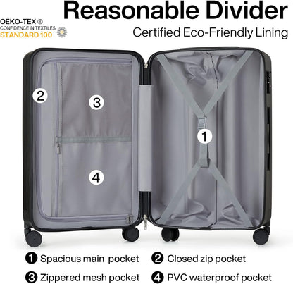 14 Inch Underseat Carry On Luggage with Wheels Hard Shell Suitcases Lightweight Small Luggage for Weekender Mini Suitcase Carry On Bag Travel Luggage for Travel Rolling Suitcase.(Orange)