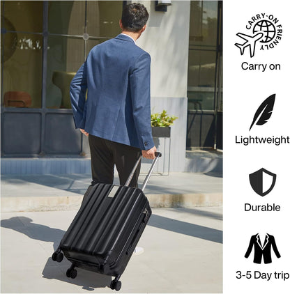 14 Inch Underseat Carry On Luggage with Wheels Hard Shell Suitcases Lightweight Small Luggage for Weekender Mini Suitcase Carry On Bag Travel Luggage for Travel Rolling Suitcase.(Orange)