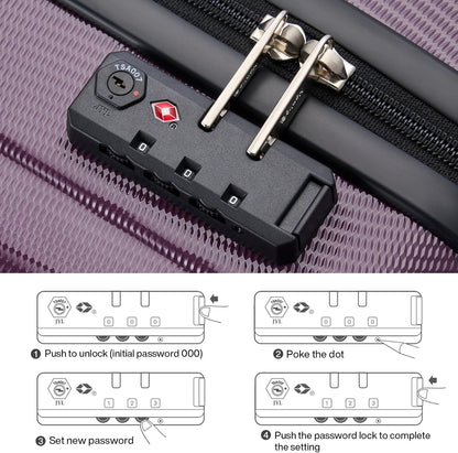 14 Inch Underseat Carry On Luggage with Wheels Hard Shell Suitcases Lightweight Small Luggage for Weekender Mini Suitcase Carry On Bag Travel Luggage for Travel Rolling Suitcase.(Orange)