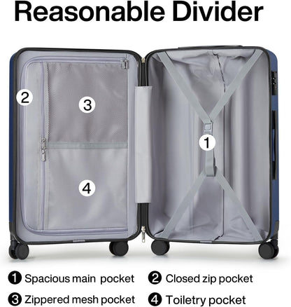14 Inch Underseat Carry On Luggage with Wheels Hard Shell Suitcases Lightweight Small Luggage for Weekender Mini Suitcase Carry On Bag Travel Luggage for Travel Rolling Suitcase.(Orange)