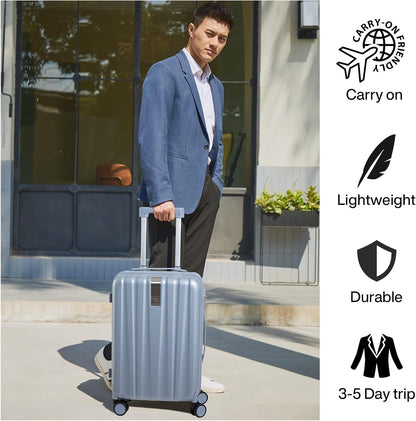 14 Inch Underseat Carry On Luggage with Wheels Hard Shell Suitcases Lightweight Small Luggage for Weekender Mini Suitcase Carry On Bag Travel Luggage for Travel Rolling Suitcase.(Orange)