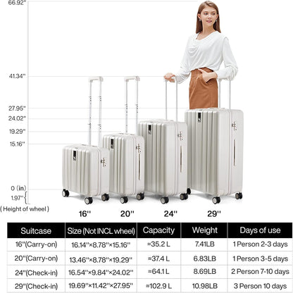 14 Inch Underseat Carry On Luggage with Wheels Hard Shell Suitcases Lightweight Small Luggage for Weekender Mini Suitcase Carry On Bag Travel Luggage for Travel Rolling Suitcase.(Orange)