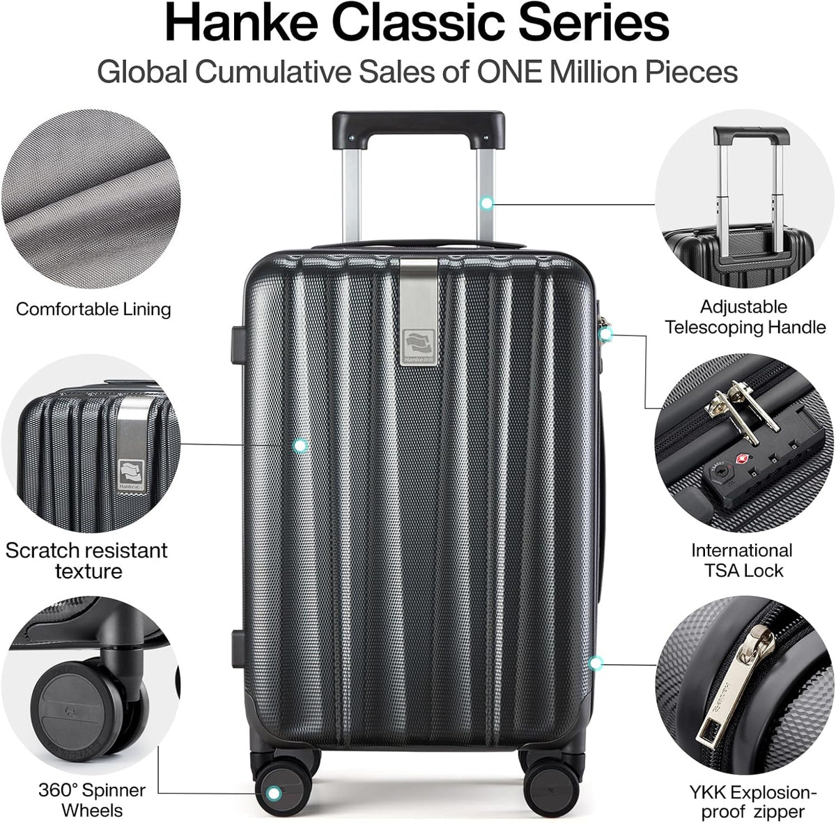 14 Inch Underseat Carry On Luggage with Wheels Hard Shell Suitcases Lightweight Small Luggage for Weekender Mini Suitcase Carry On Bag Travel Luggage for Travel Rolling Suitcase.(Orange)