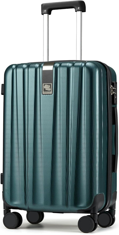14 Inch Underseat Carry On Luggage with Wheels Hard Shell Suitcases Lightweight Small Luggage for Weekender Mini Suitcase Carry On Bag Travel Luggage for Travel Rolling Suitcase.(Orange)