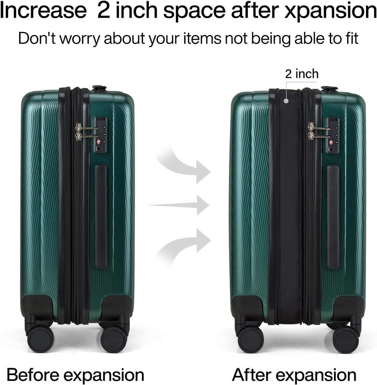 14 Inch Underseat Carry On Luggage with Wheels Hard Shell Suitcases Lightweight Small Luggage for Weekender Mini Suitcase Carry On Bag Travel Luggage for Travel Rolling Suitcase.(Orange)