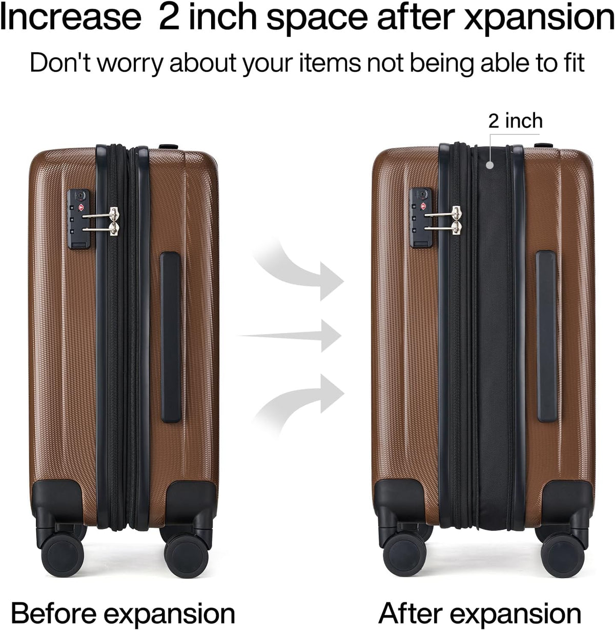 14 Inch Underseat Carry On Luggage with Wheels Hard Shell Suitcases Lightweight Small Luggage for Weekender Mini Suitcase Carry On Bag Travel Luggage for Travel Rolling Suitcase.(Orange)