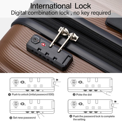 14 Inch Underseat Carry On Luggage with Wheels Hard Shell Suitcases Lightweight Small Luggage for Weekender Mini Suitcase Carry On Bag Travel Luggage for Travel Rolling Suitcase.(Orange)