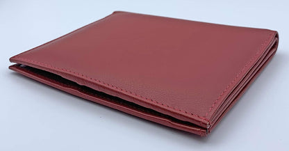 Grey RFID Genuine Leather Passport Wallet