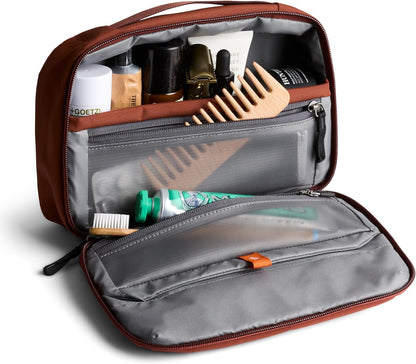 Hanging Toiletry Kit (hanging 3 liter toiletry bag for men and women, and designed for travel) - Clay