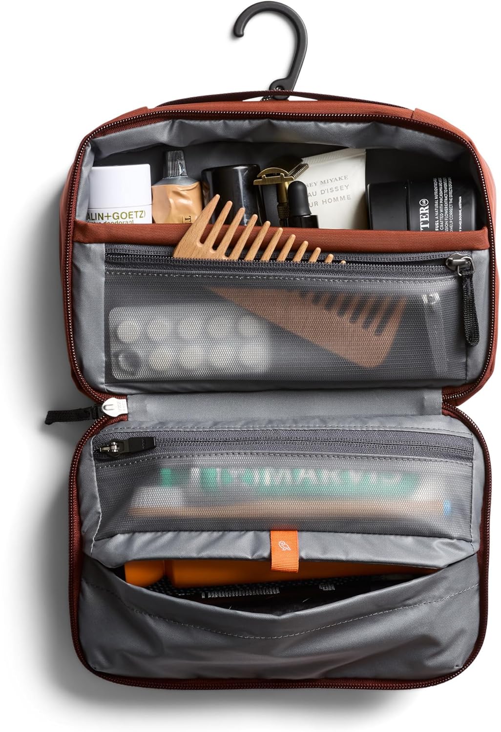 Hanging Toiletry Kit (hanging 3 liter toiletry bag for men and women, and designed for travel) - Clay