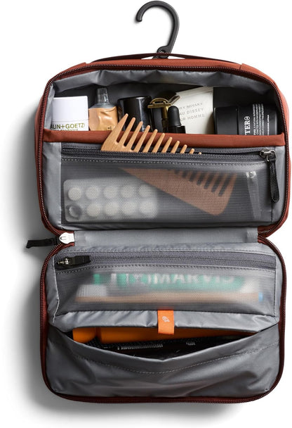 Hanging Toiletry Kit (hanging 3 liter toiletry bag for men and women, and designed for travel) - Clay