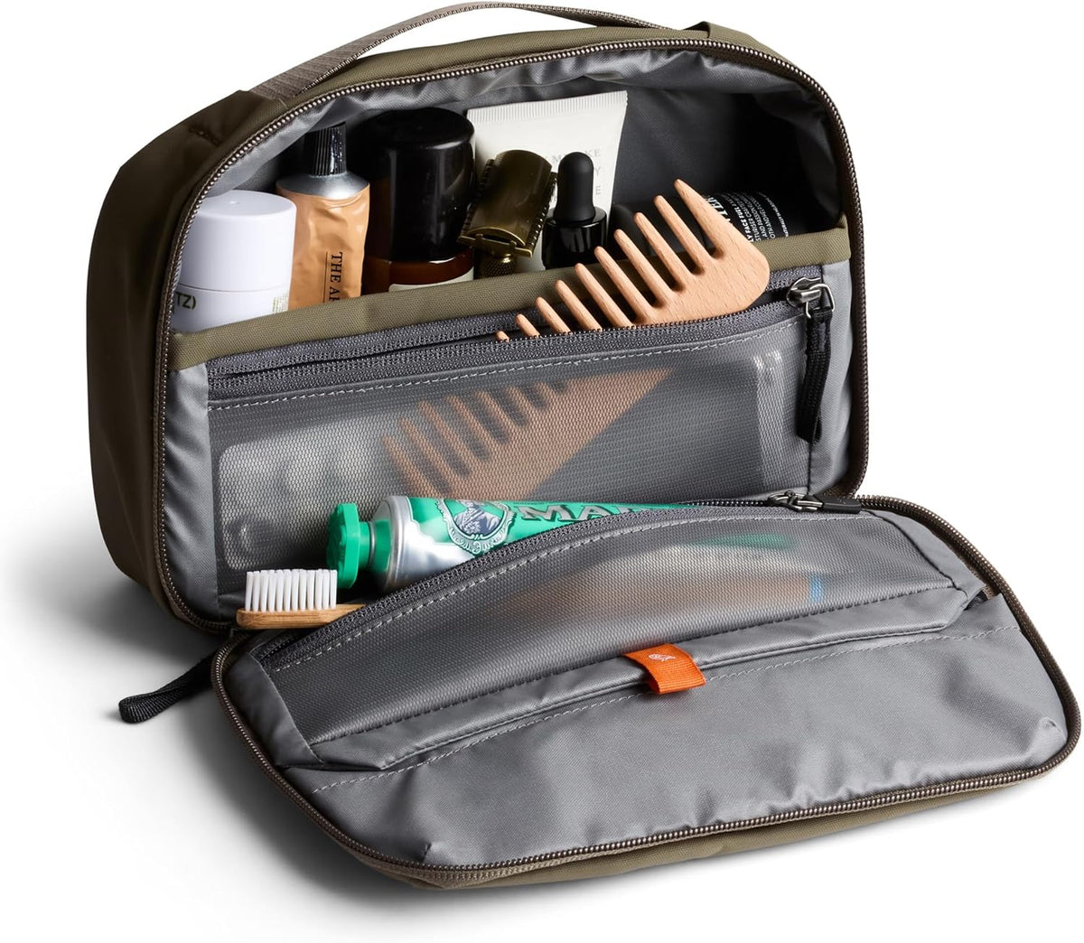 Hanging Toiletry Kit (hanging 3 liter toiletry bag for men and women, and designed for travel) - Clay