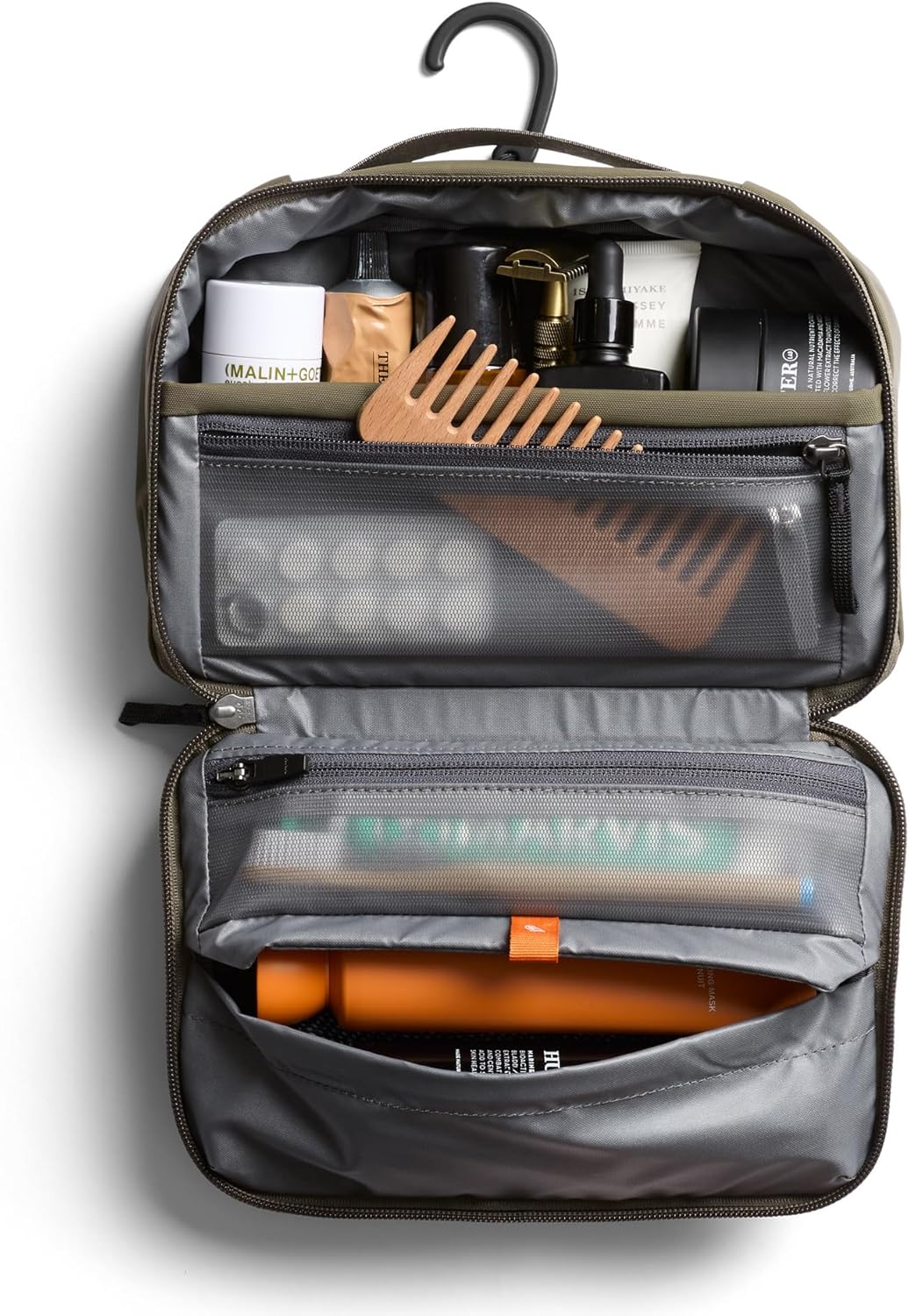 Hanging Toiletry Kit (hanging 3 liter toiletry bag for men and women, and designed for travel) - Clay