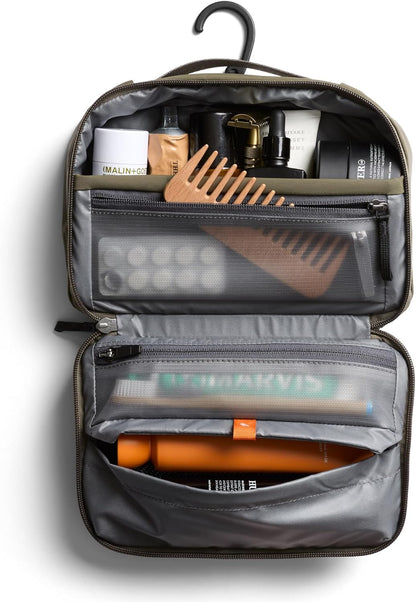 Hanging Toiletry Kit (hanging 3 liter toiletry bag for men and women, and designed for travel) - Clay