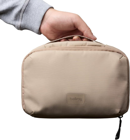 Hanging Toiletry Kit (hanging 3 liter toiletry bag for men and women, and designed for travel) - Clay