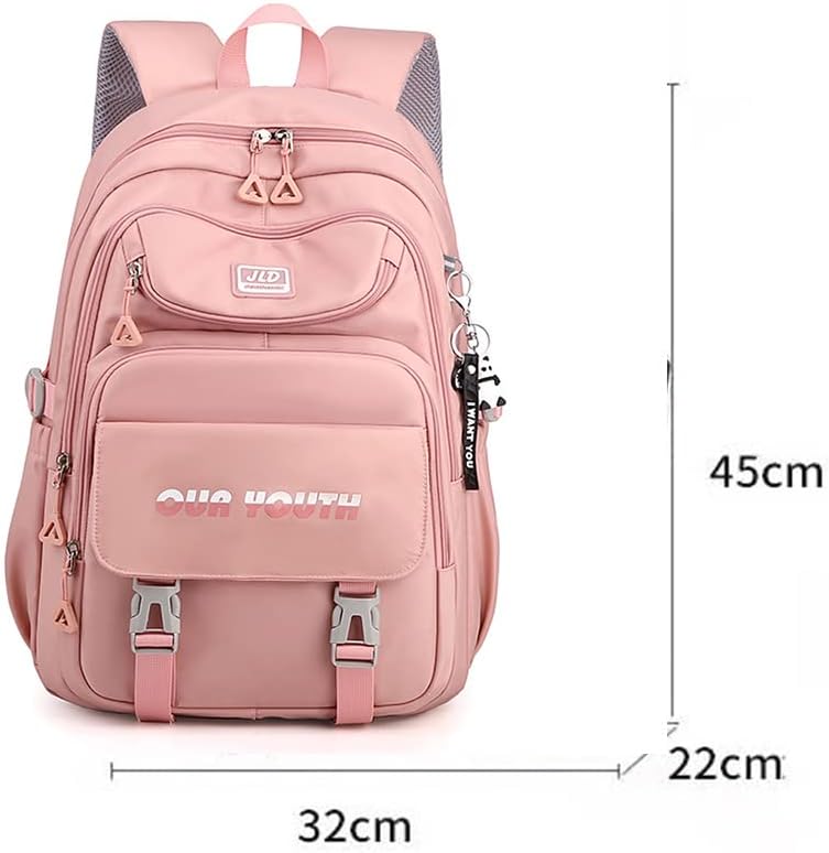 University Bookbag copmuter Daypack Backpack Outdoor Bag Waterproof Travel Notebook College Backpack woman (Purple)