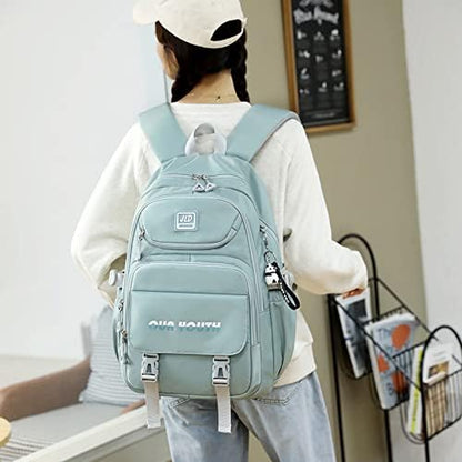 University Bookbag copmuter Daypack Backpack Outdoor Bag Waterproof Travel Notebook College Backpack woman (Purple)