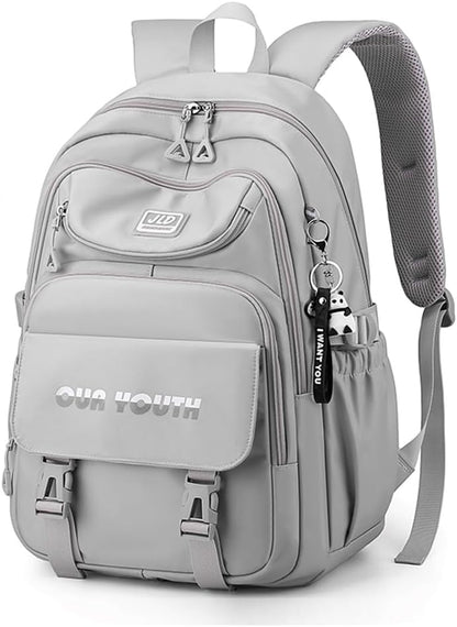University Bookbag copmuter Daypack Backpack Outdoor Bag Waterproof Travel Notebook College Backpack woman (Purple)
